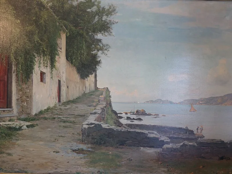 1850-Marco Calderini - Antica strada romana a Rapallo, 1893
